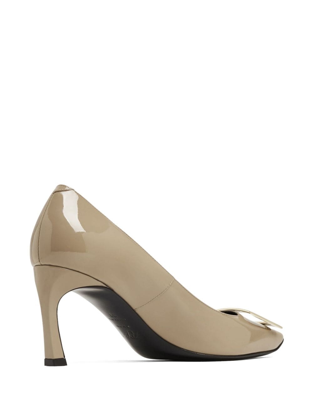 Trompette 65mm leather pumps - 3
