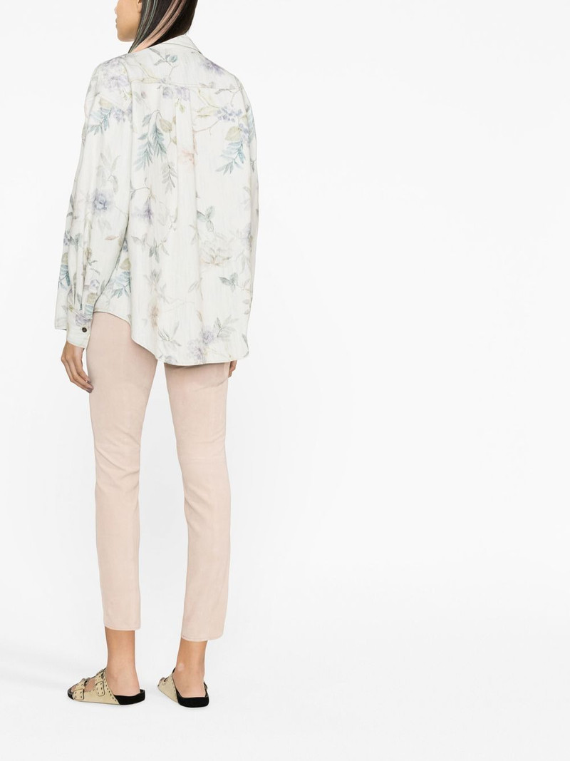 floral-print cotton shirt 3