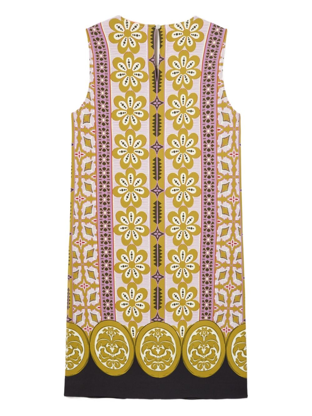 floral-print mini dress - 4