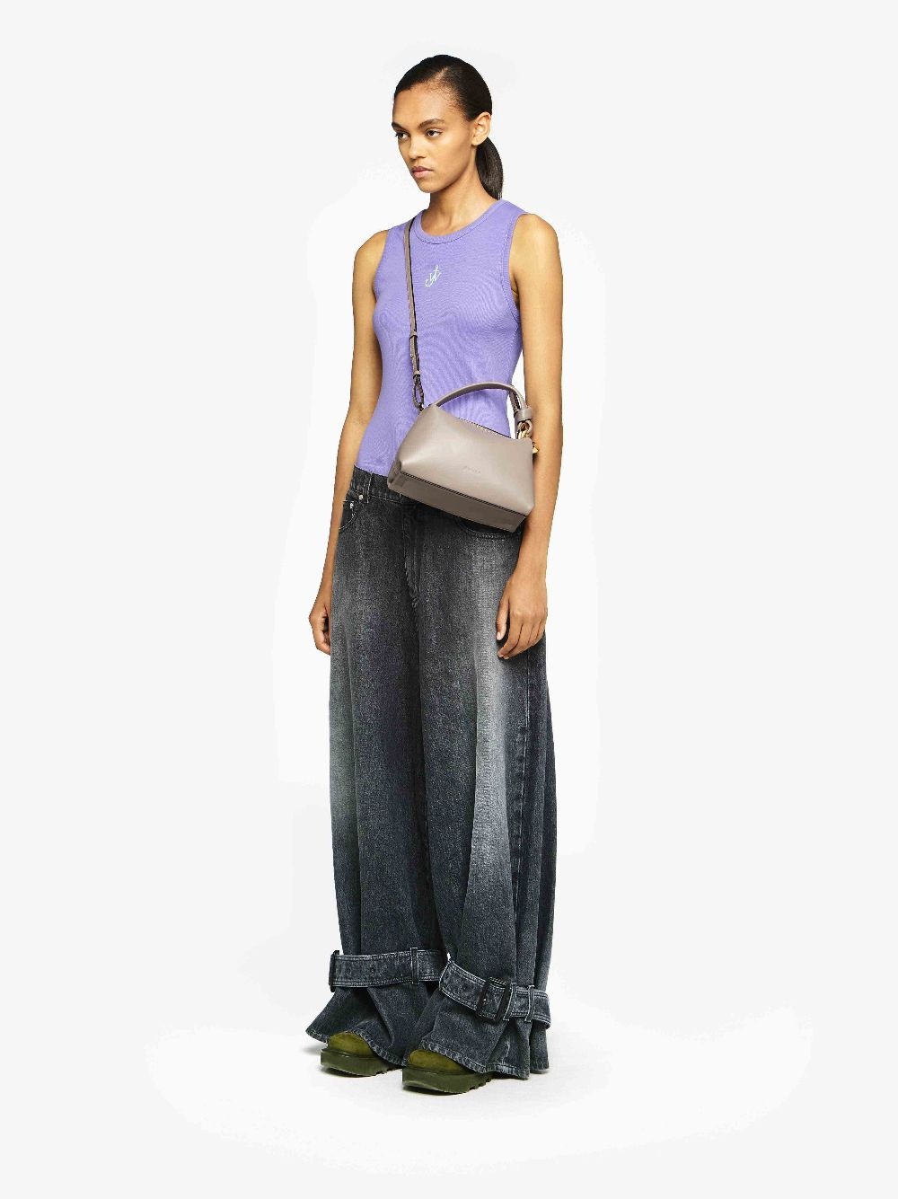 SMALL JWA CORNER BAG - LEATHER CROSSBODY BAG - 6