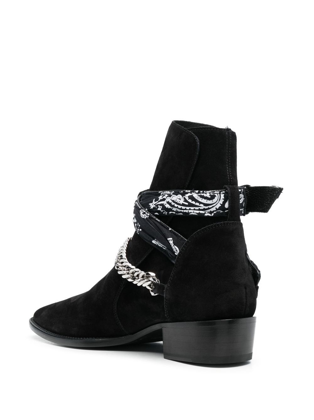 buckle-detail 40mm suede boots - 3
