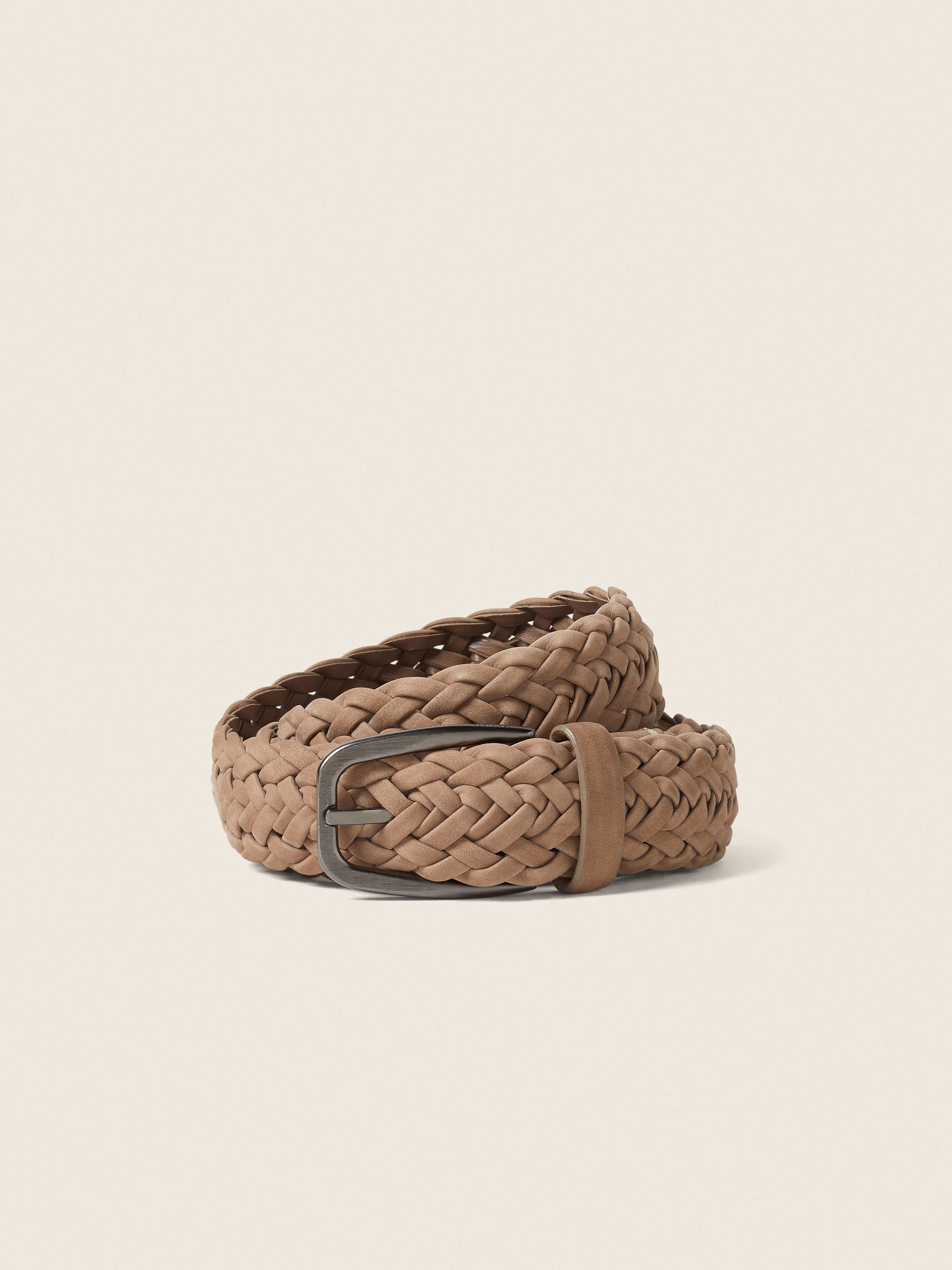 BEIGE NUBUCK BELT - 1