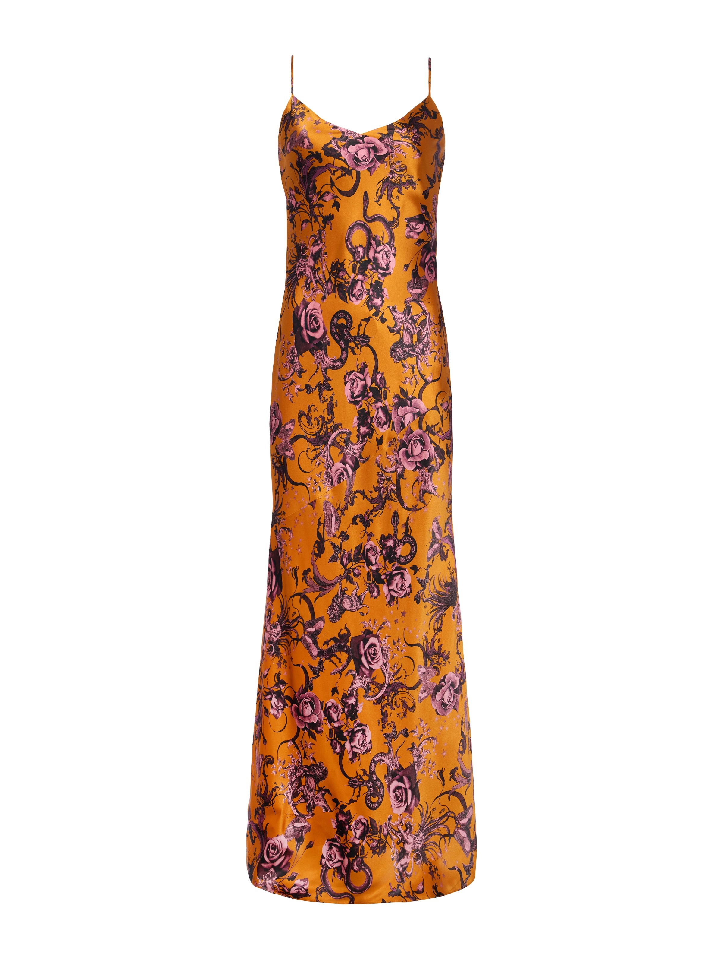 Serita Silk Slip Dress - 1