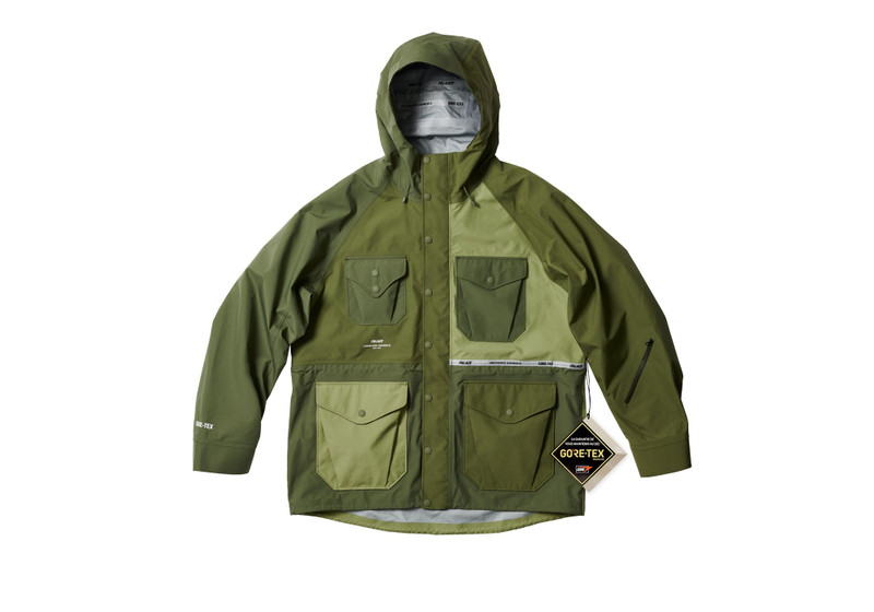 PALACE ENGINEERED GARMENTS GORE-TEX FIELD PARKA OLIVE - 1