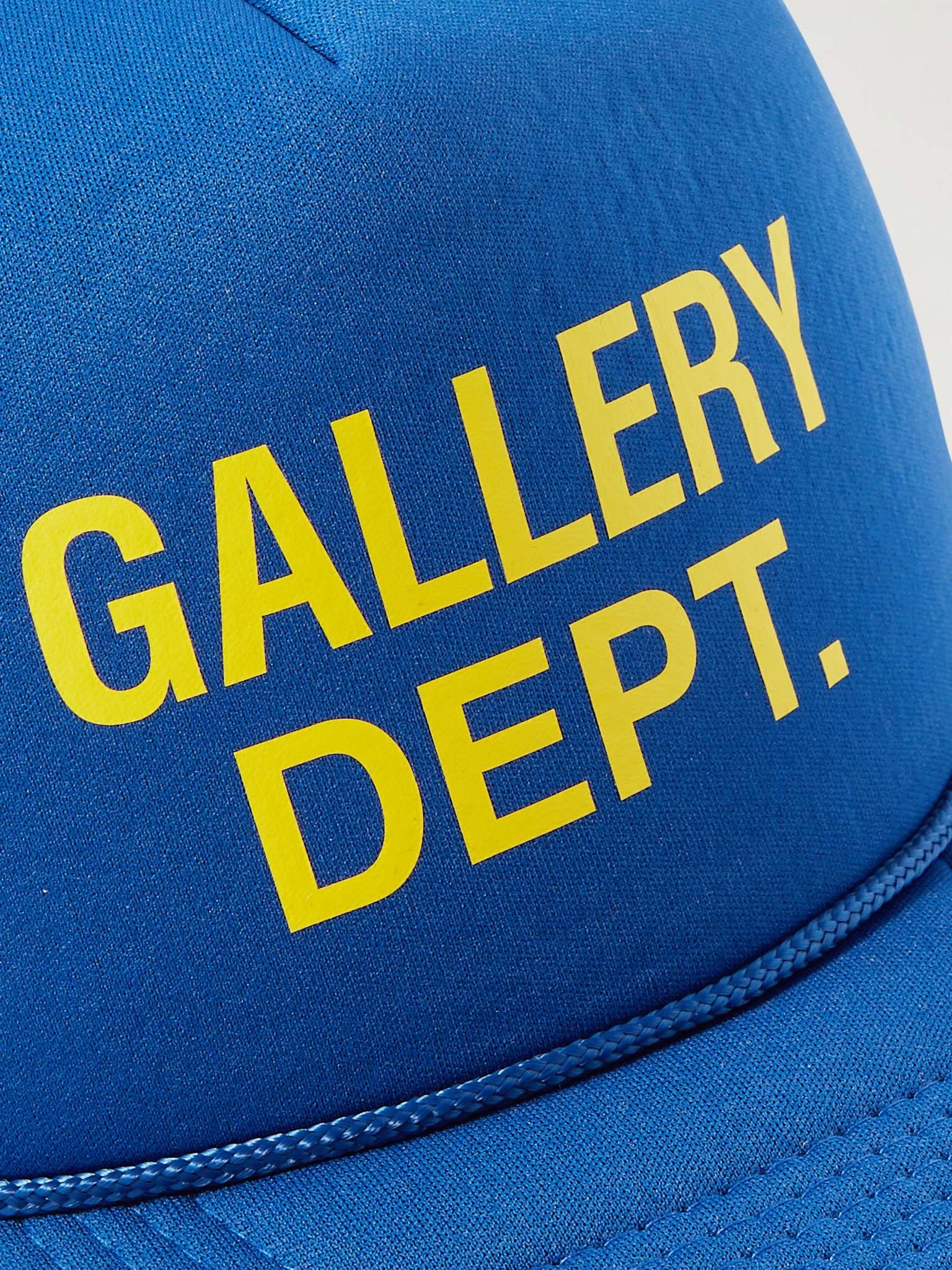 Logo-Print Canvas and Mesh Trucker Cap - 4