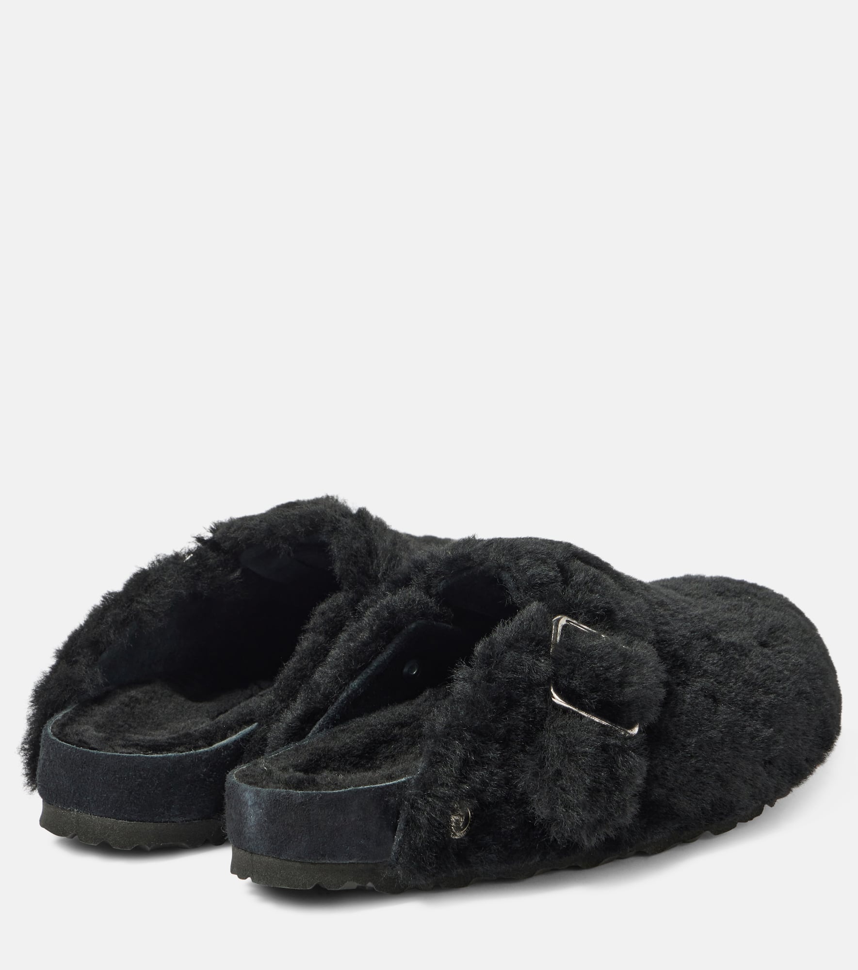 Boston shearling clogs - 2