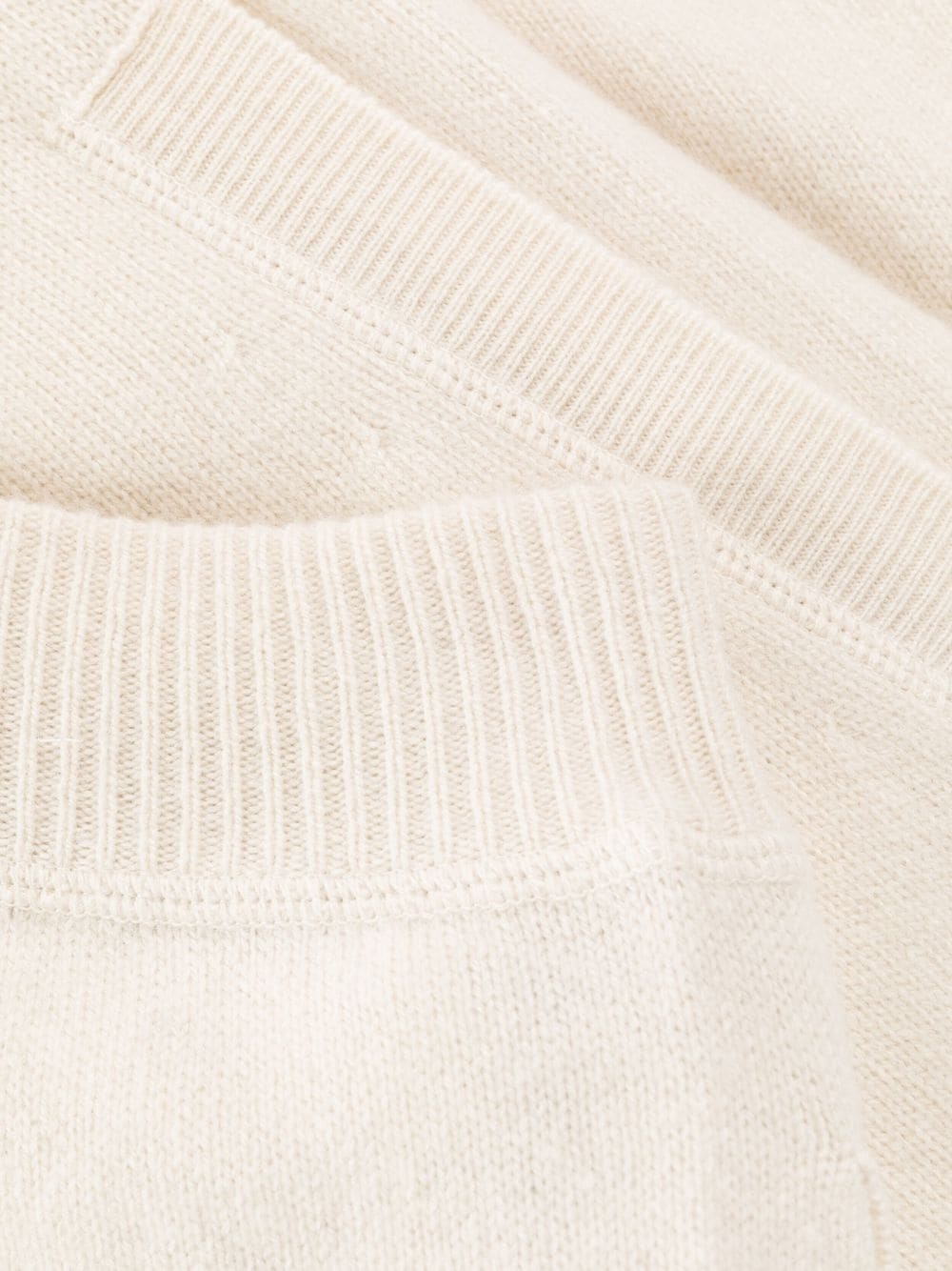 wool-cashmere knit trousers - 5