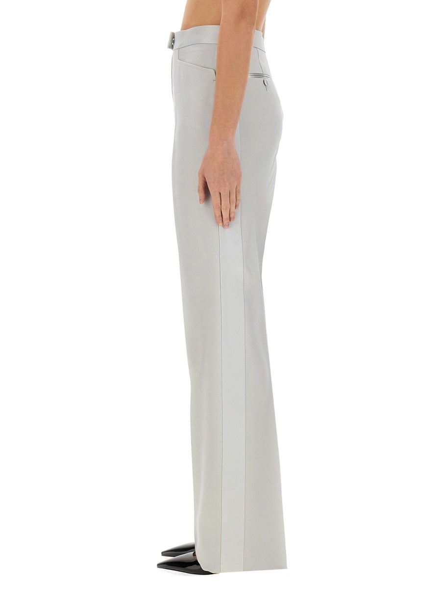 Tom Ford Women Wide Leg Tuxedo Tailored Pants - 4