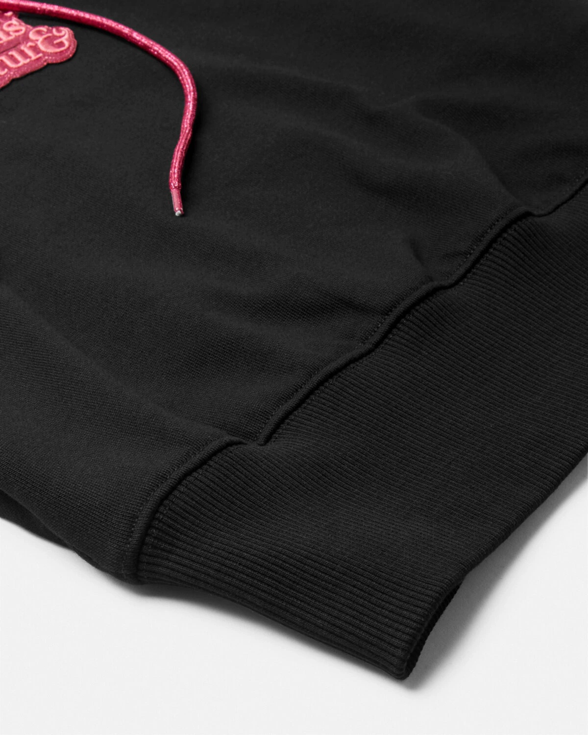 Embroidered Logo Crop Hoodie - 4
