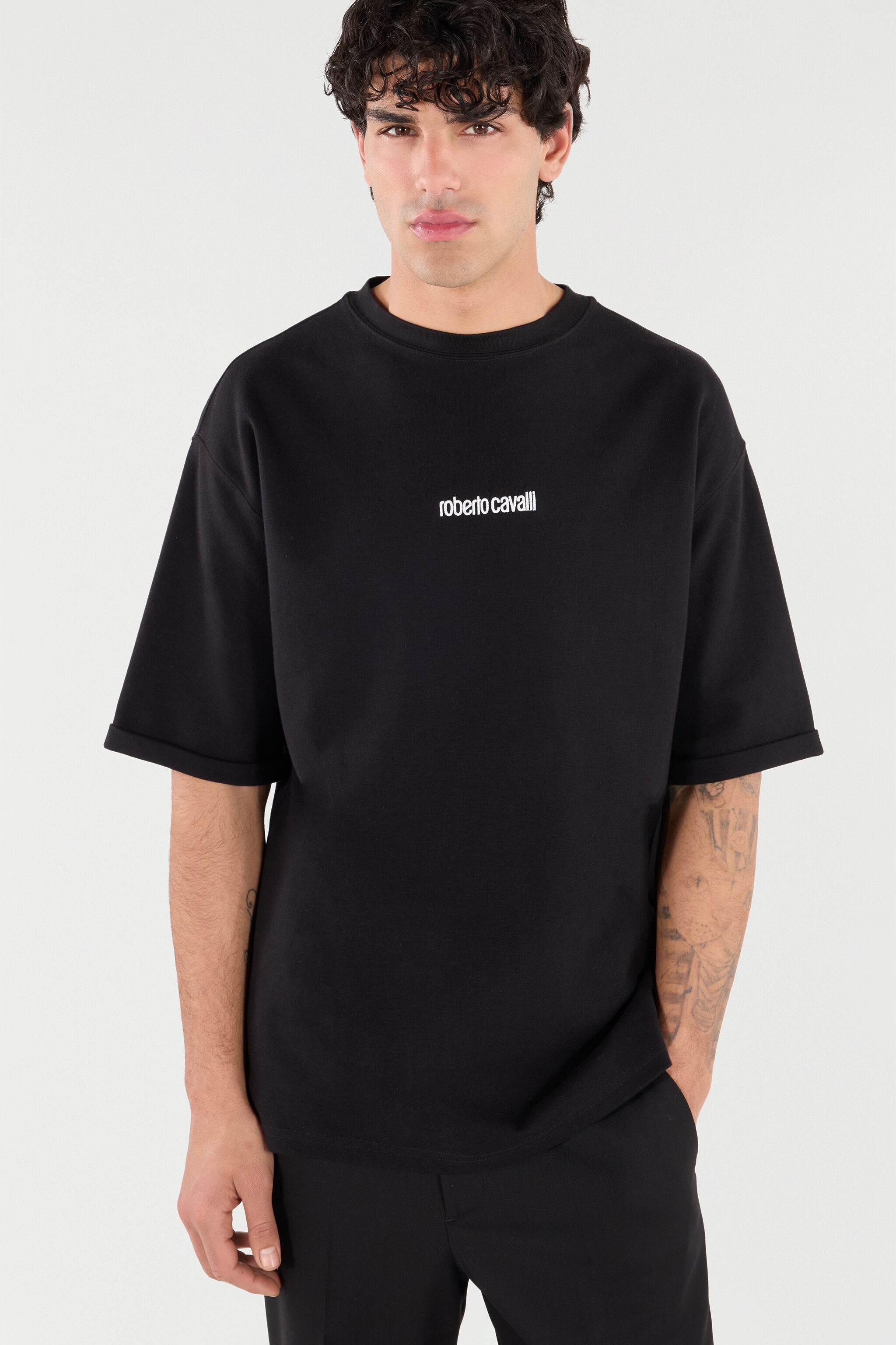 T-Shirt with Embroidered Logo - 7