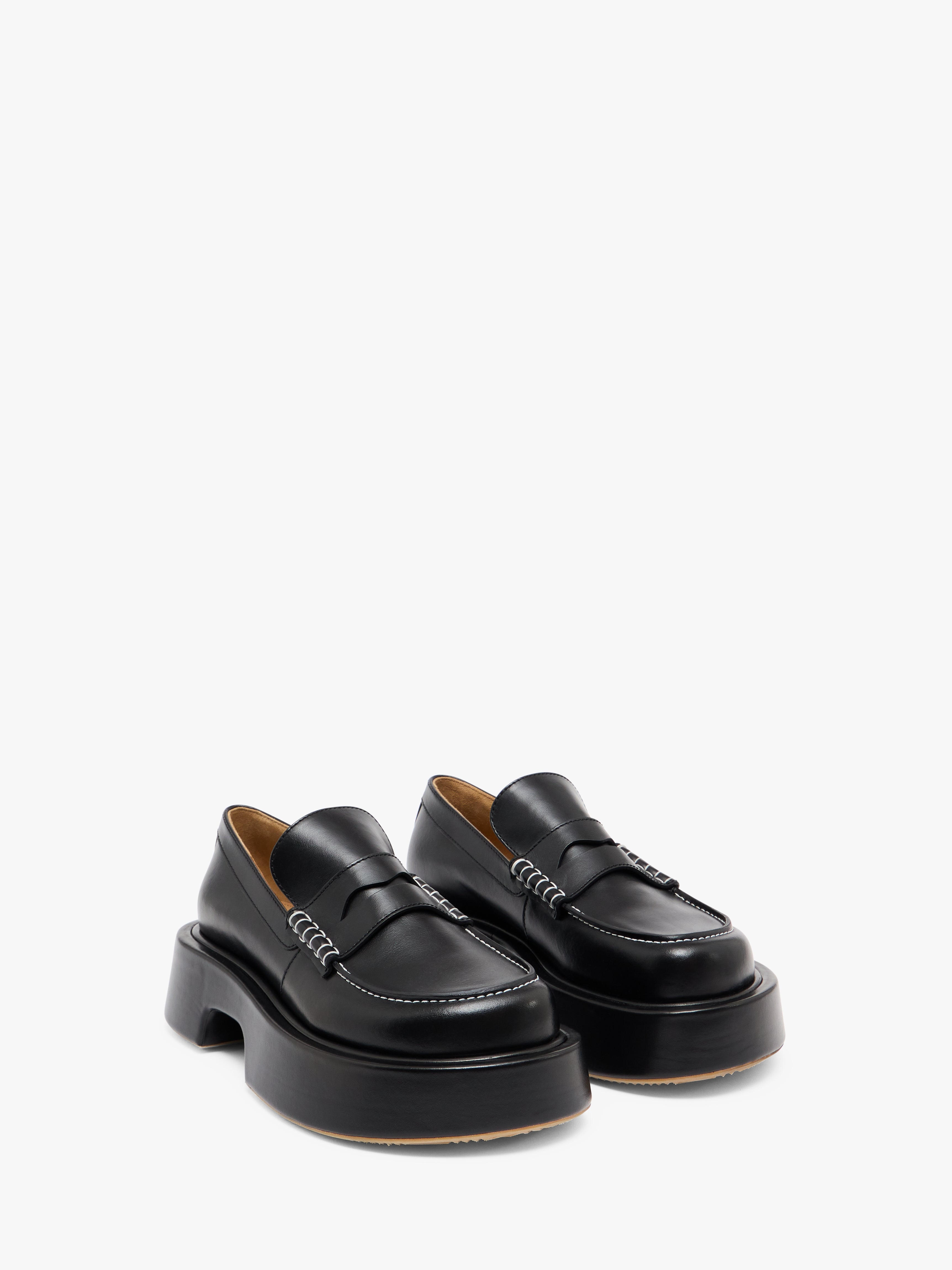 LEATHER PLATFORM MOCCASSIN - 2