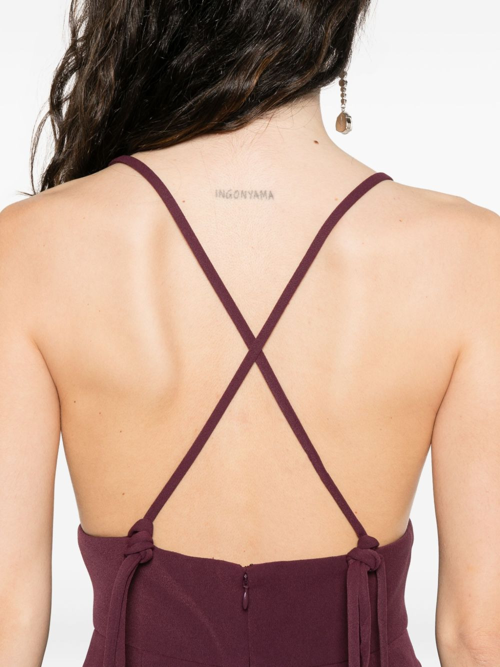cross-back maxi dress - 5