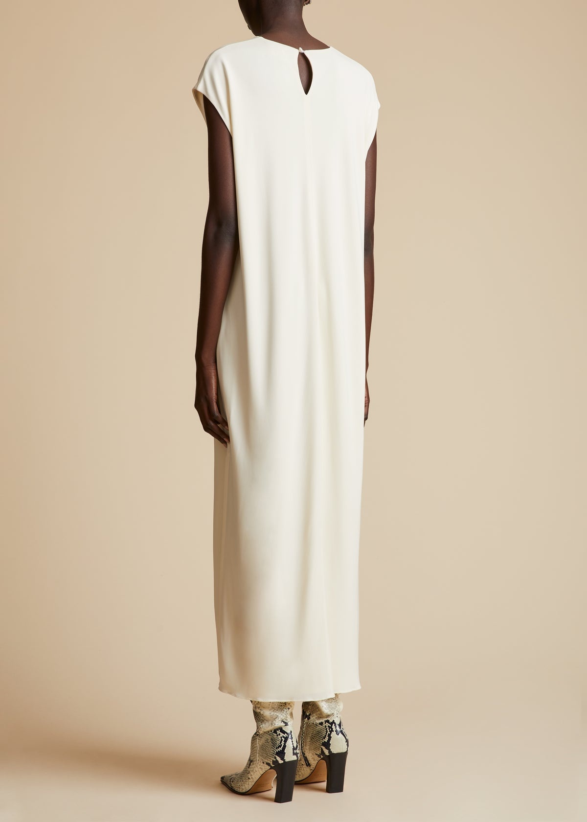 The Taylor Dress in Cream - 3