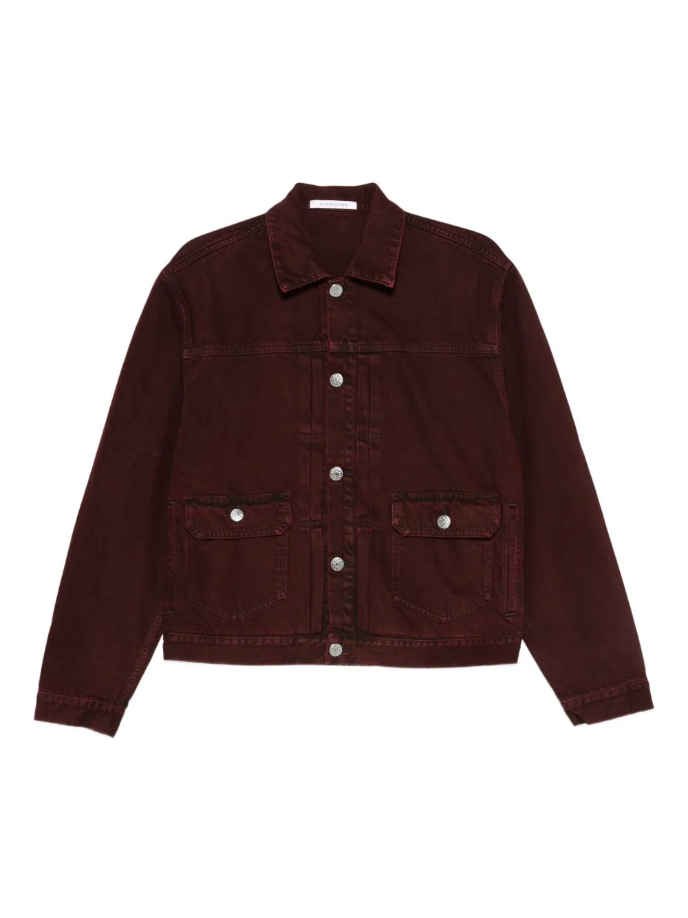 button-fastening flap-pocket jacket - 1