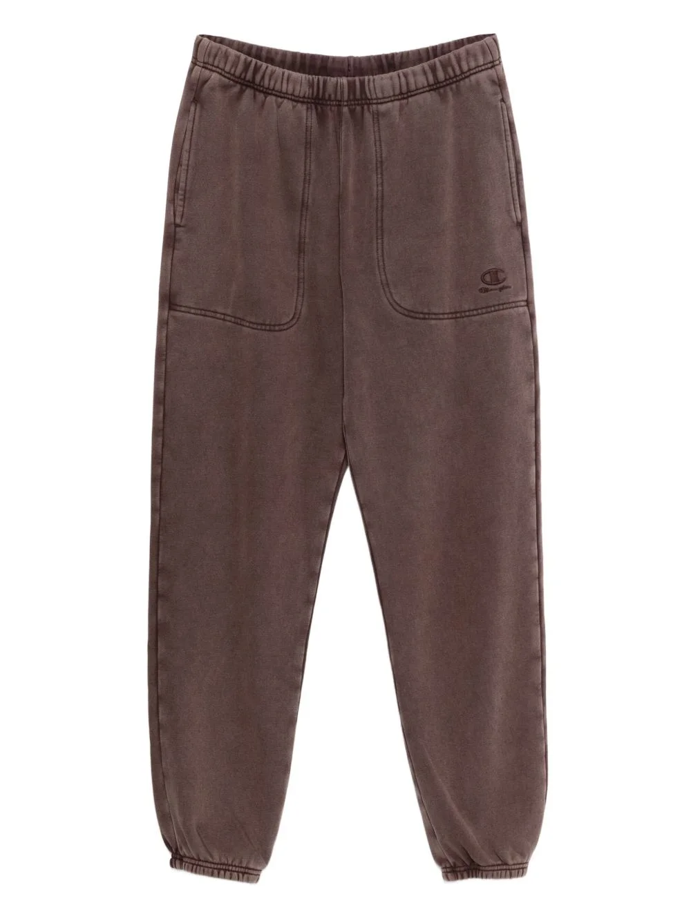 logo-embroidered track pants - 1