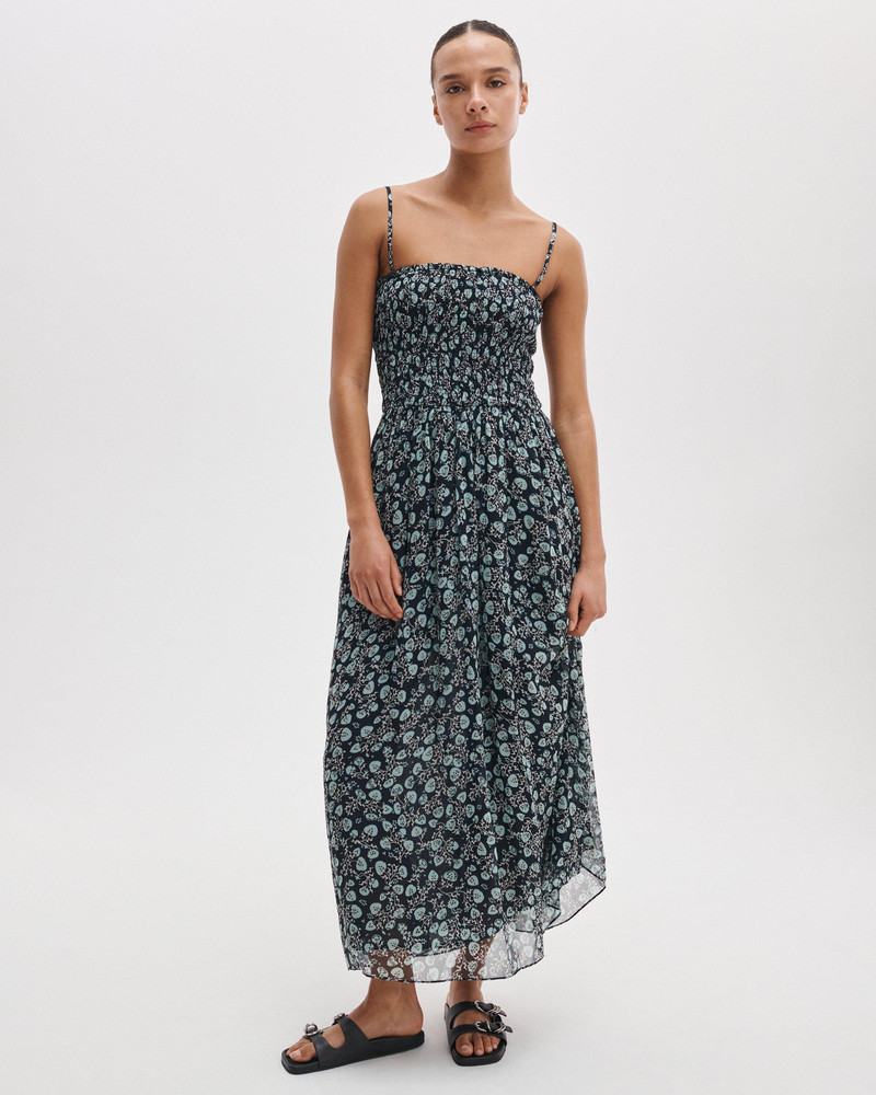 rag & bone Hallie Strapless Floral Dress outlook