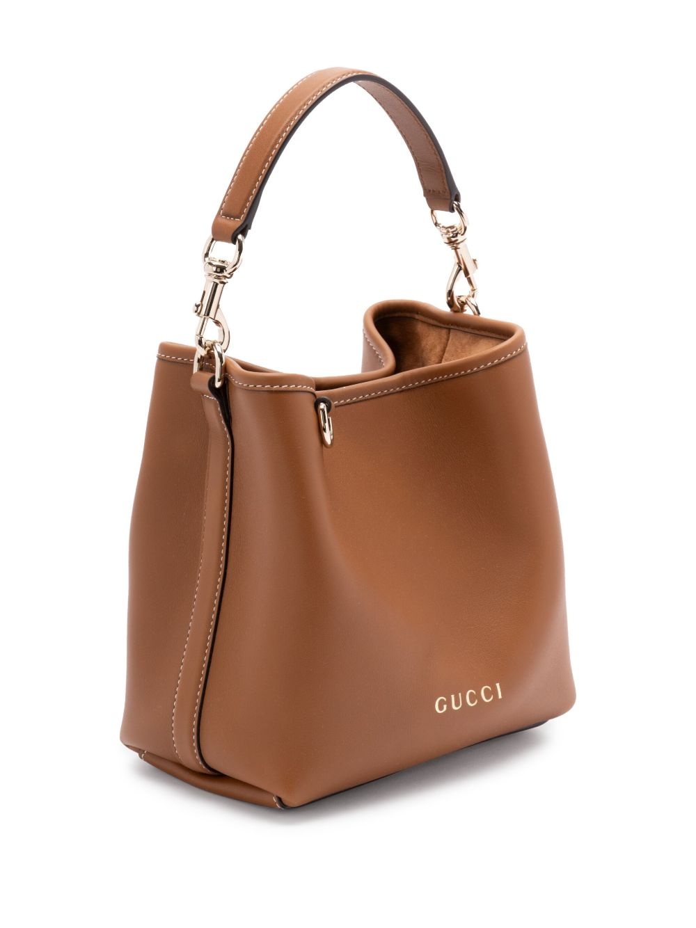 leather tote bag - 3