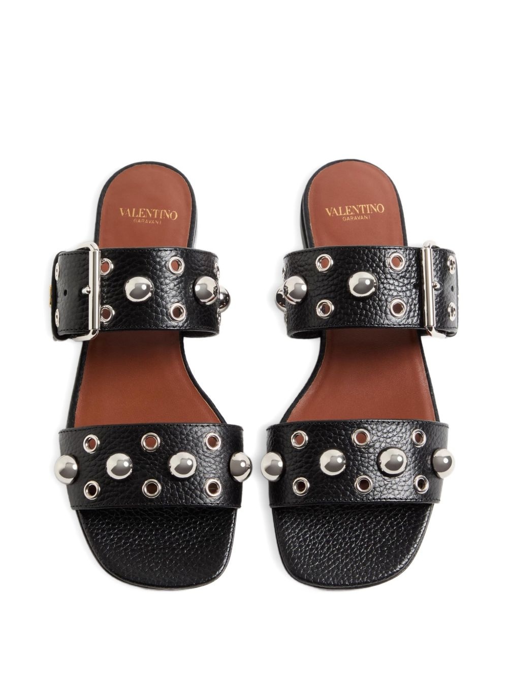 NELLCÔTE SLIDE SANDAL IN GRAINY CALFSKIN - 4