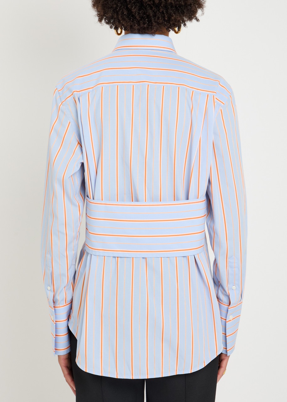 Victoria Beckham Striped Cotton Shirt - 3