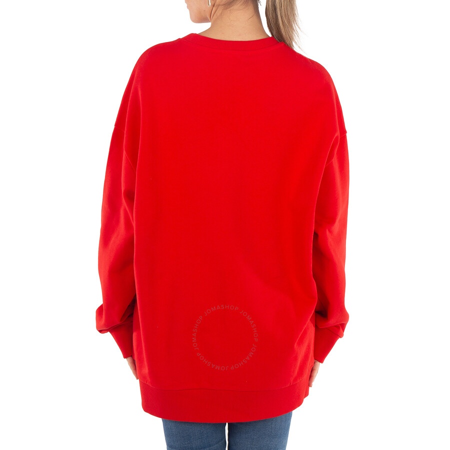 Stella McCartney Red 2001 Logo Crest Embroidred Sweatshirt - 6