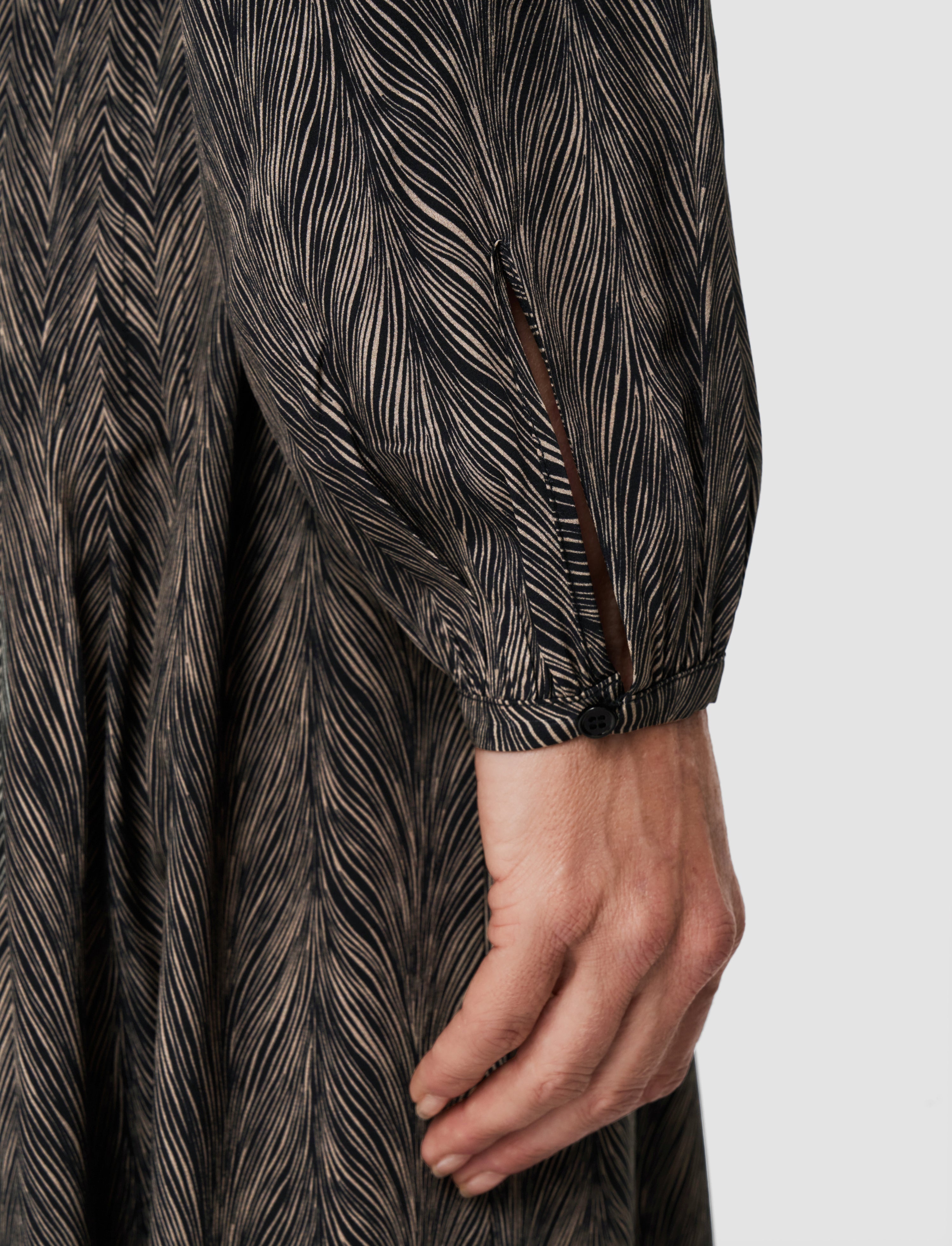 Sibelle Crepe de Chine Print Silk Dress - 4