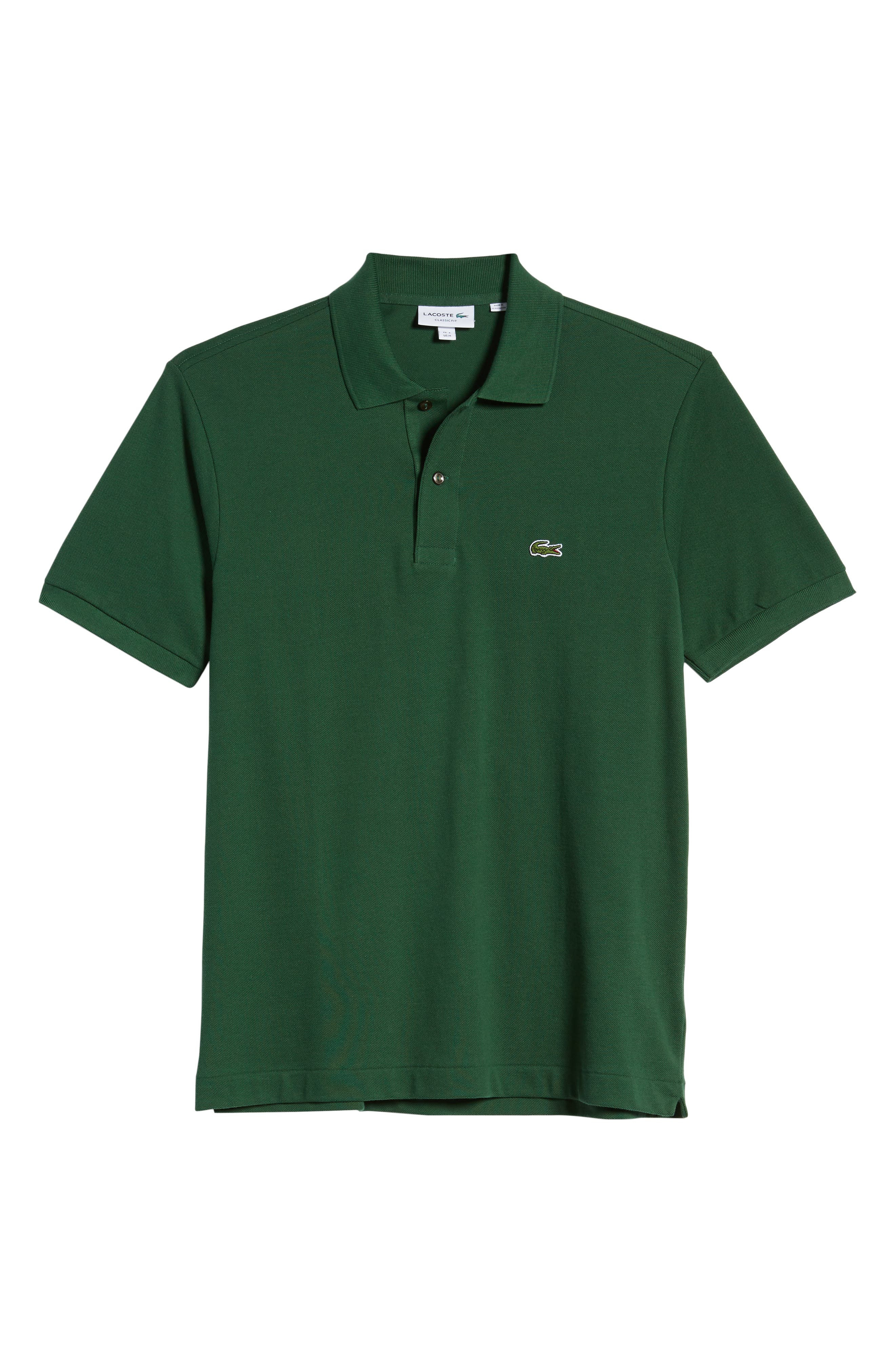Lacoste Regular Fit Piqué Polo in 132 Green at Nordstrom - 5