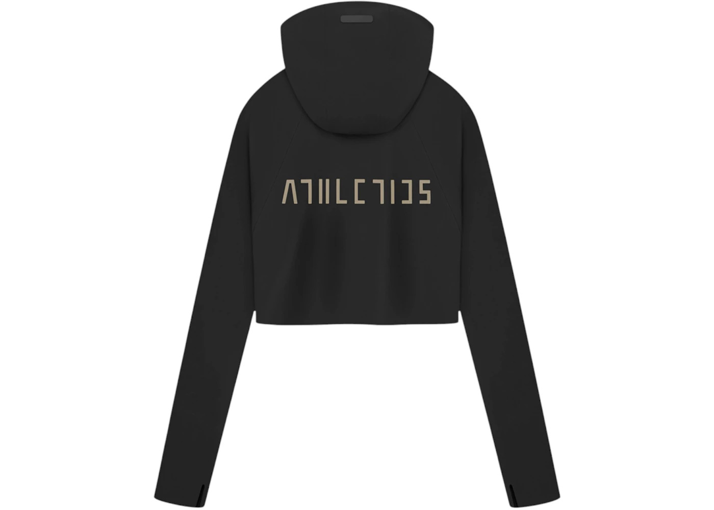 adidas x Fear of God Athletics Women's Crop Pullover Hoodie Black - 2
