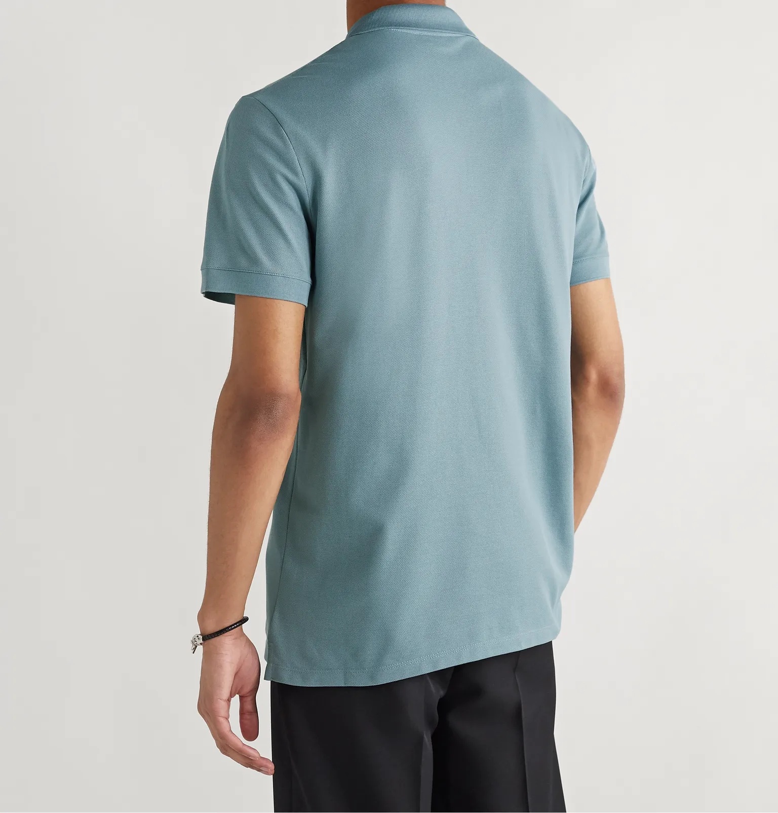 Appliquéd Cotton-Piqué Polo Shirt - 4