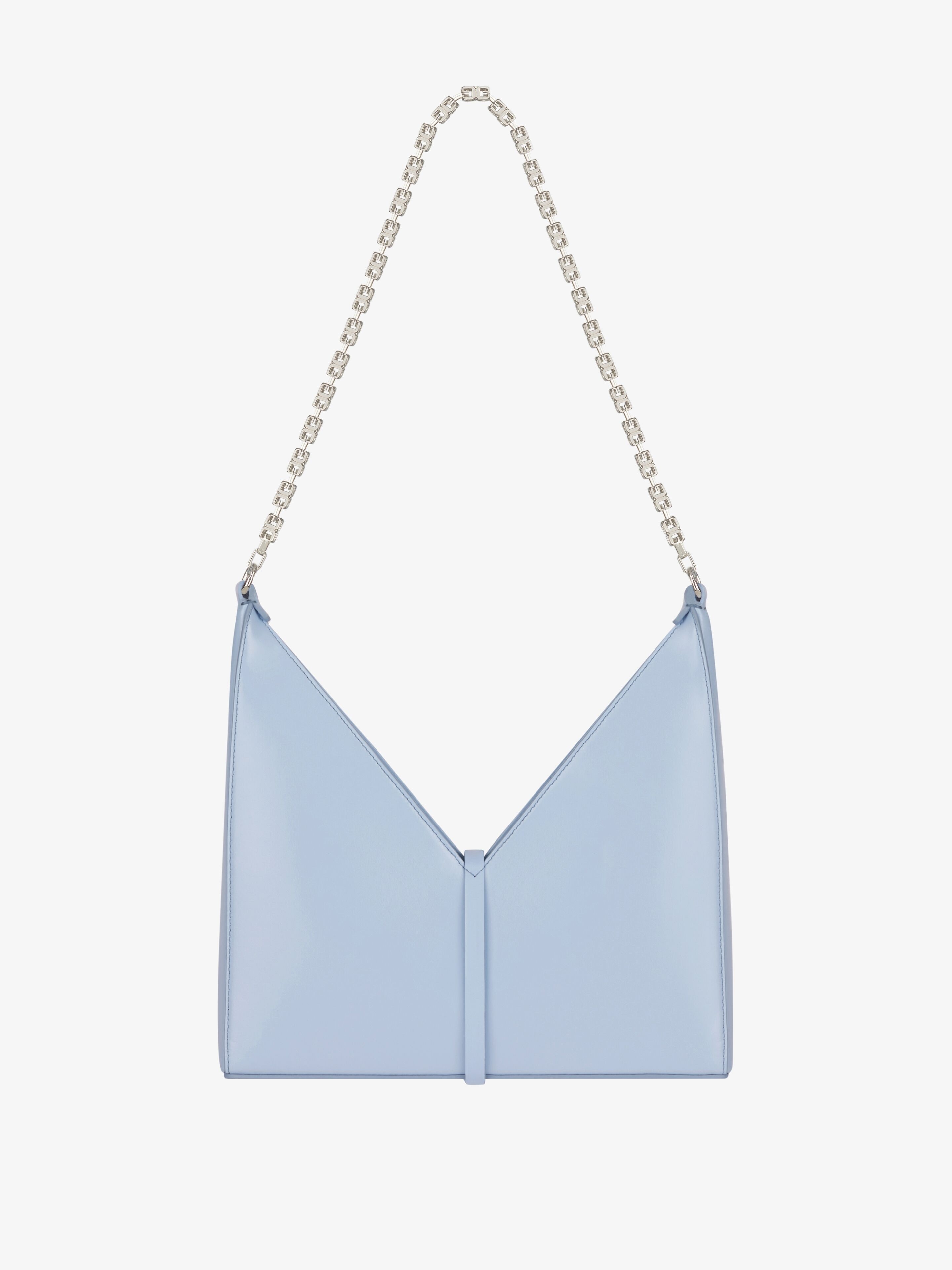 SMALL CUT OUT BAG IN BOX LEATHER WITH CHAIN - 5