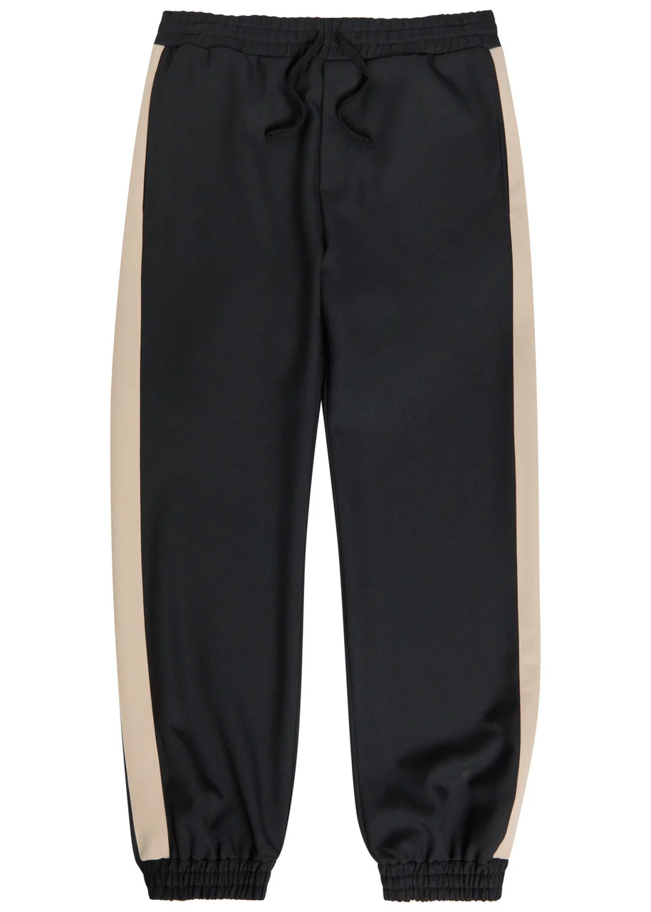 Valentino Garavani Panelled Jersey-twill Track Pants - 1