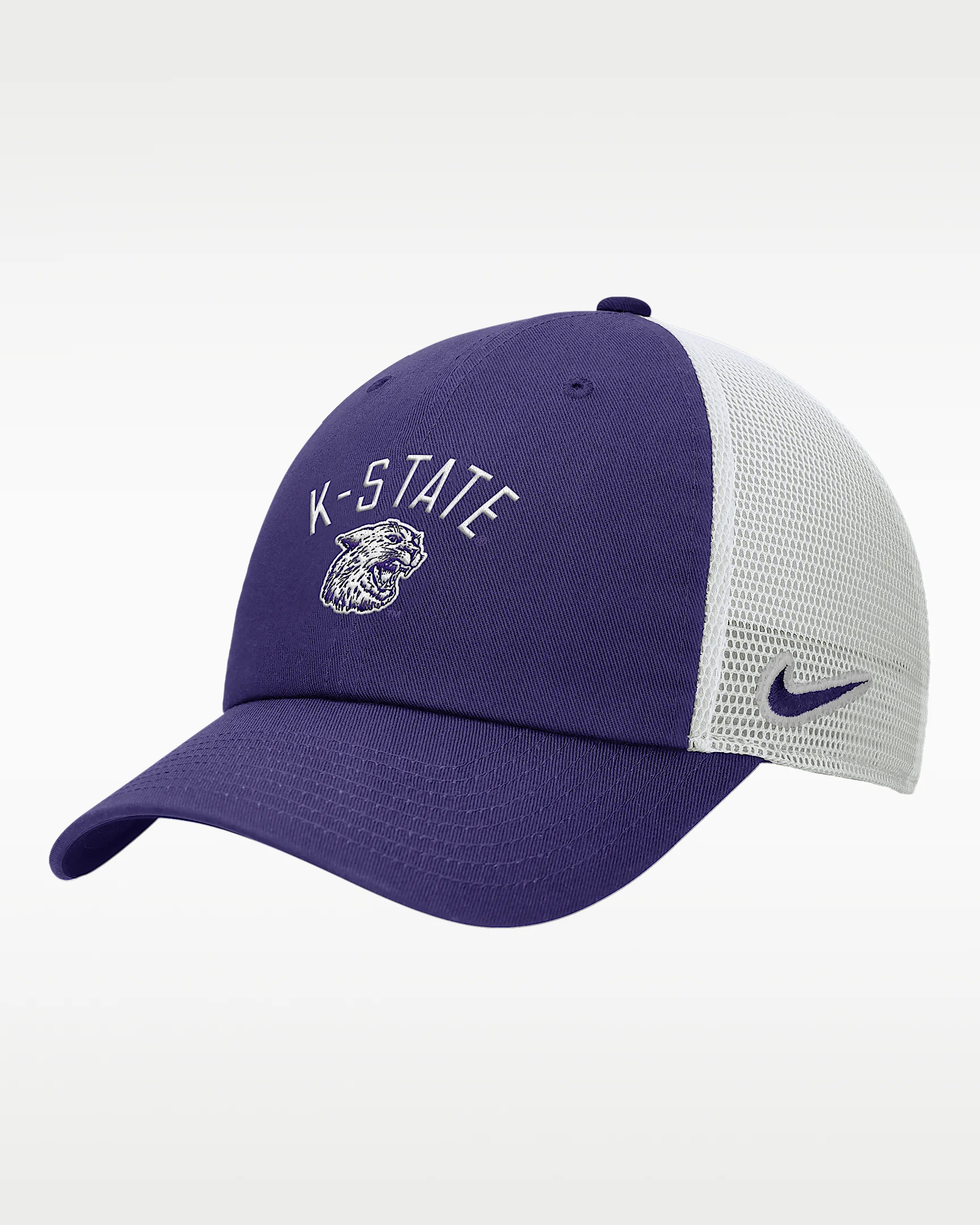 Nike College (Kansas State) Unstructured Trucker Cap - 1