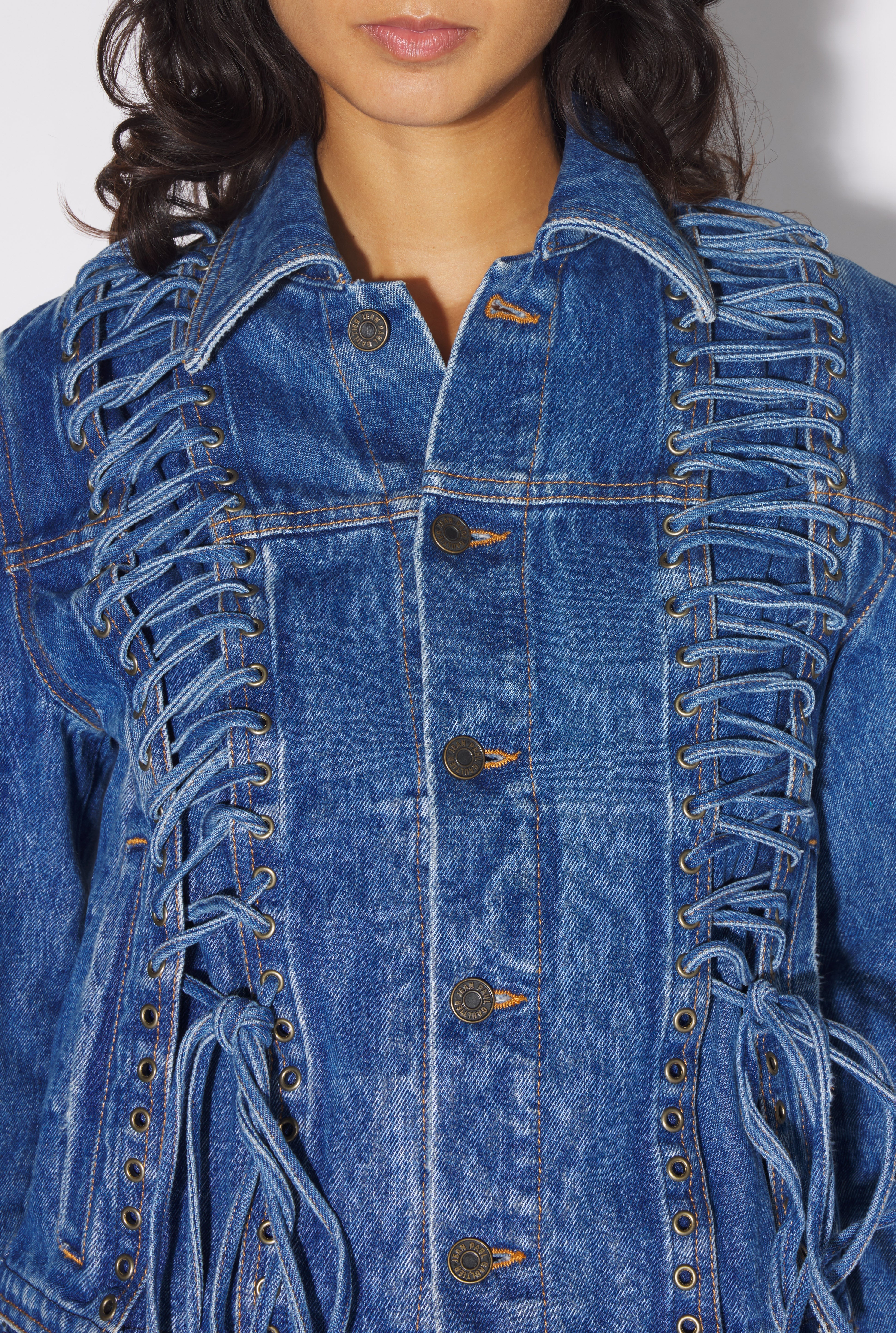 THE LACE-UP JACKET - 4