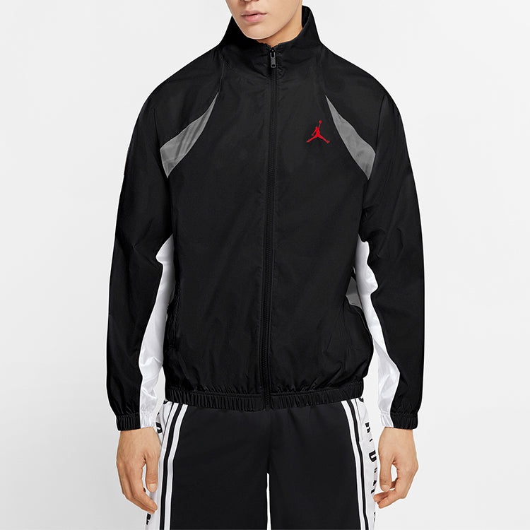 Air Jordan Legacy AJ11 Stand Collar Casual Jacket Black CW0864-010 - 3