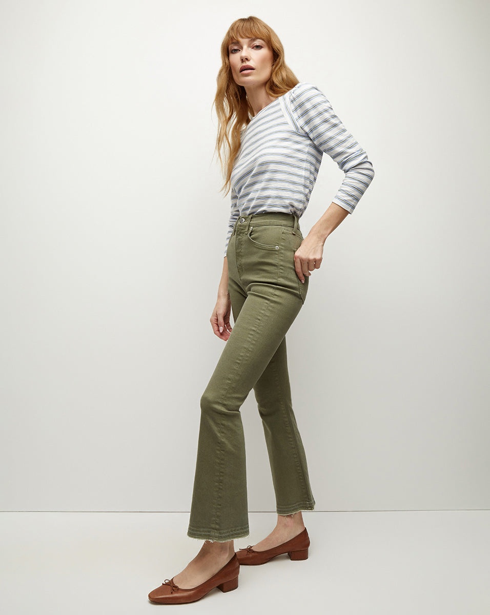 CARSON RELEASED HEM KICK-FLARE JEAN - 2