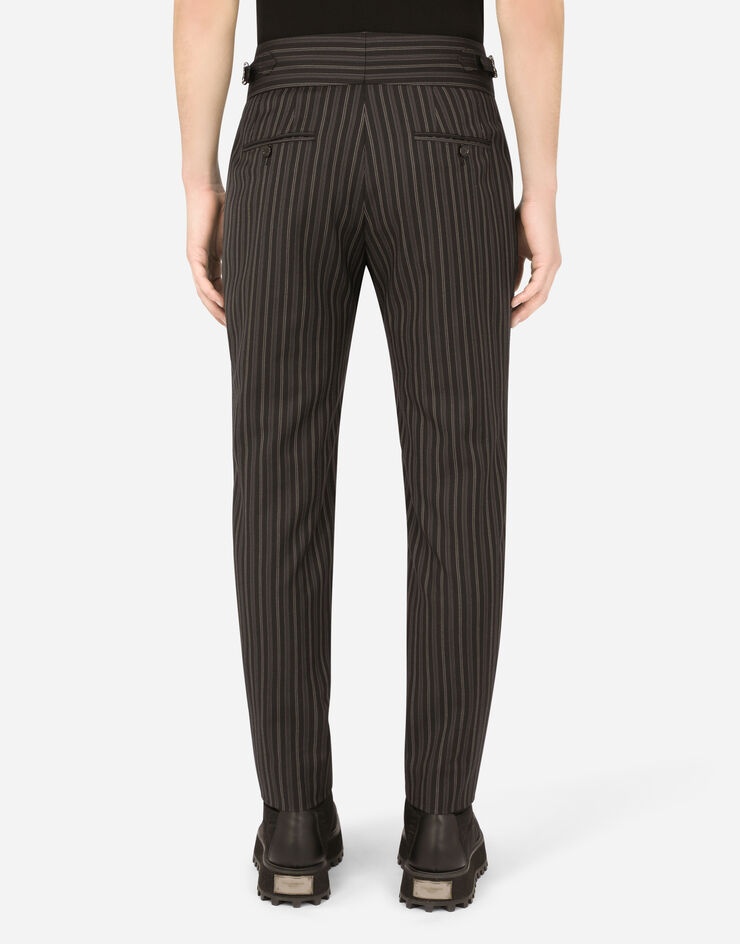 Pinstripe wool pants - 2