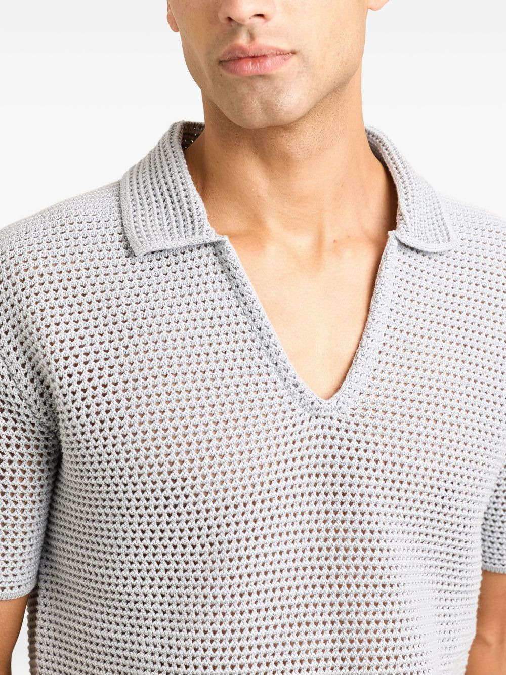 Batten stitch polo shirt - 4