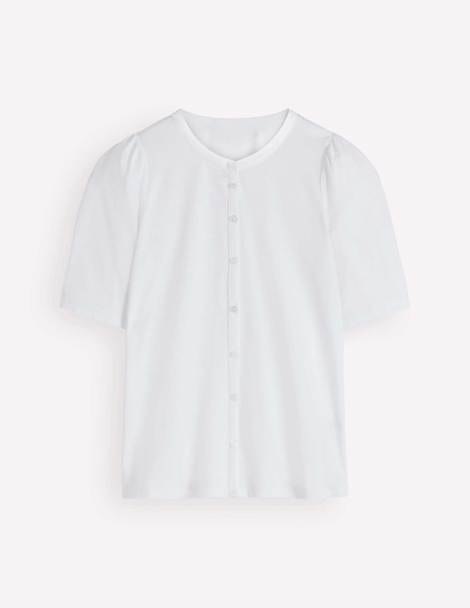 Supersoft Short Puff Shirt-white - 1