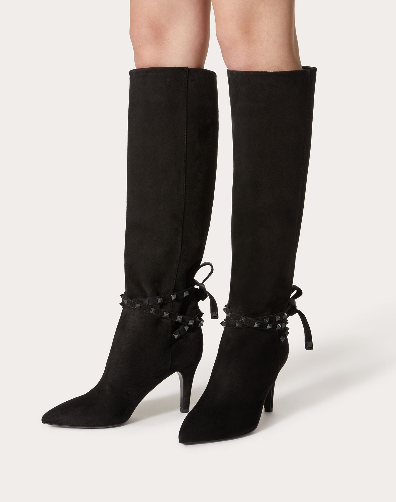 Rockstud Flair Suede Boot 85 mm - 6