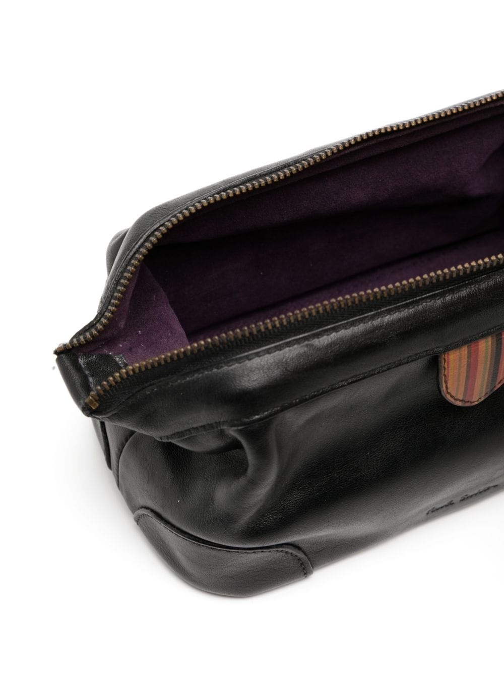 logo-debossed leather travel bag - 4