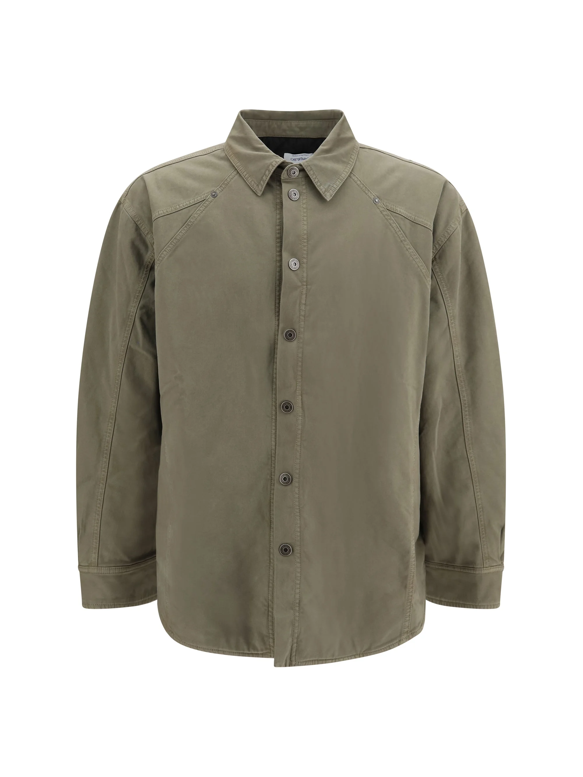 Off-White Men Racing Staff Cottvel Mil Sport Jacket - 1