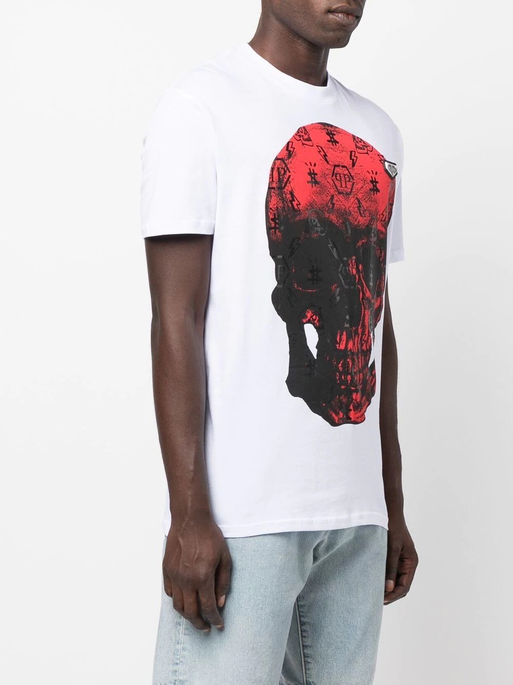 skull-print short-sleeve T-shirt - 4