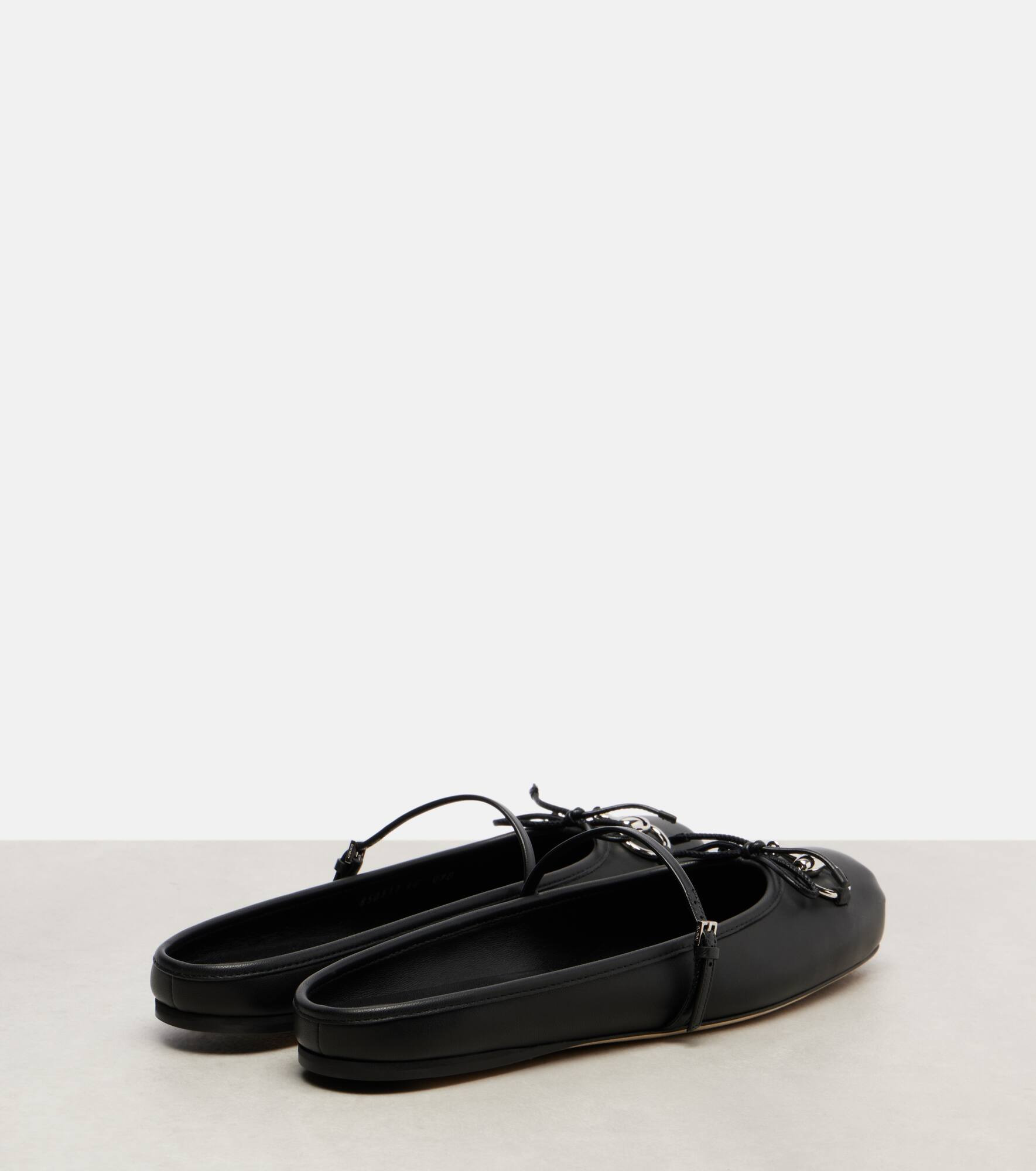 Horsebit leather ballet flats - 2