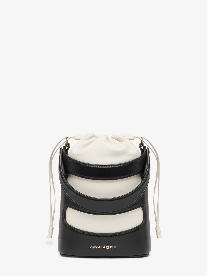 Women's The Rise Mini Bucket in Black/soft Ivory - 6