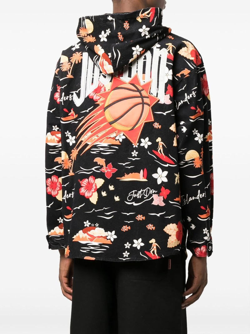 graphic-print hooded jacket 4