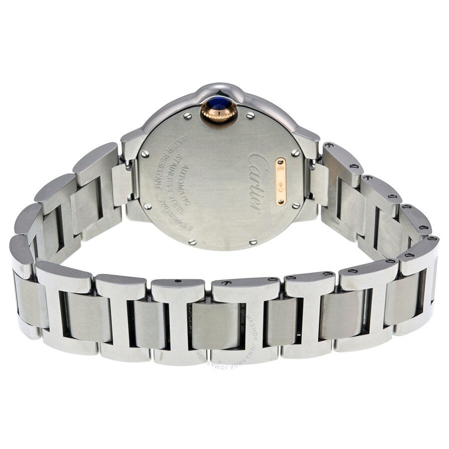 Cartier Ballon Bleu Silver Dial Stainless Steel Diamond Ladies Watch WE902080 - 3