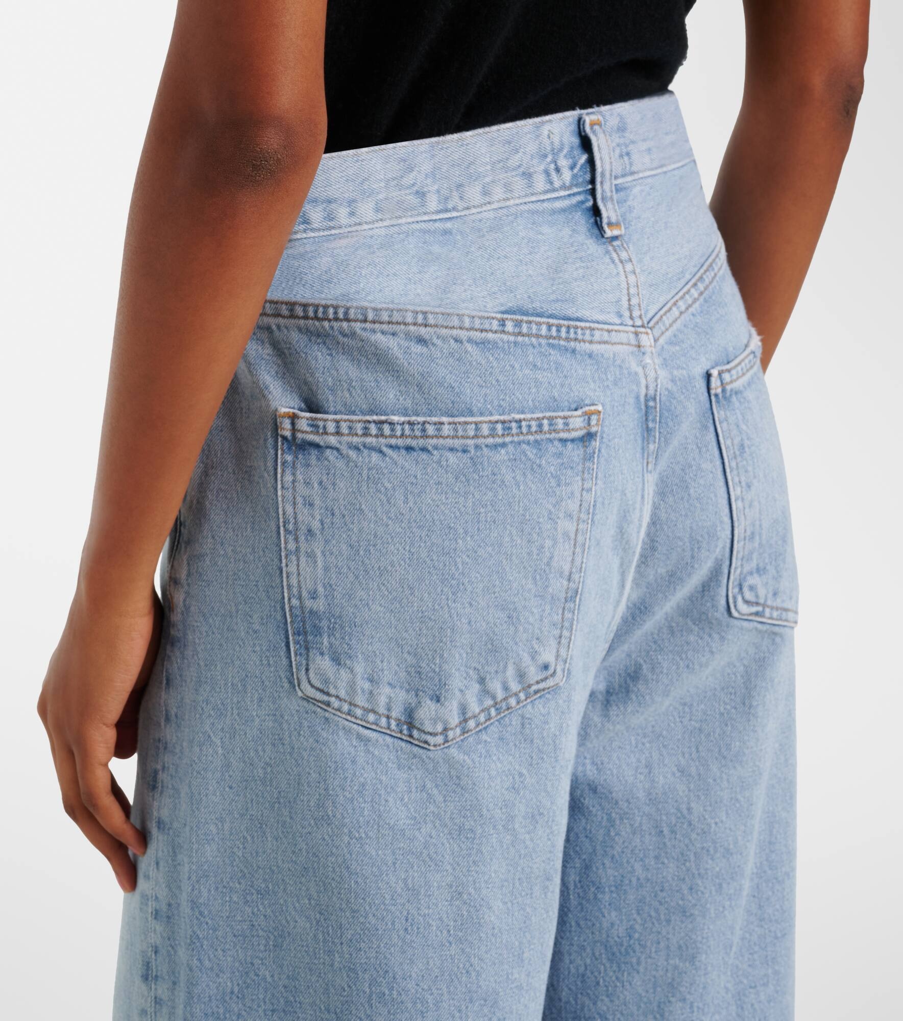Low Curve mid-rise wide-leg jeans - 6