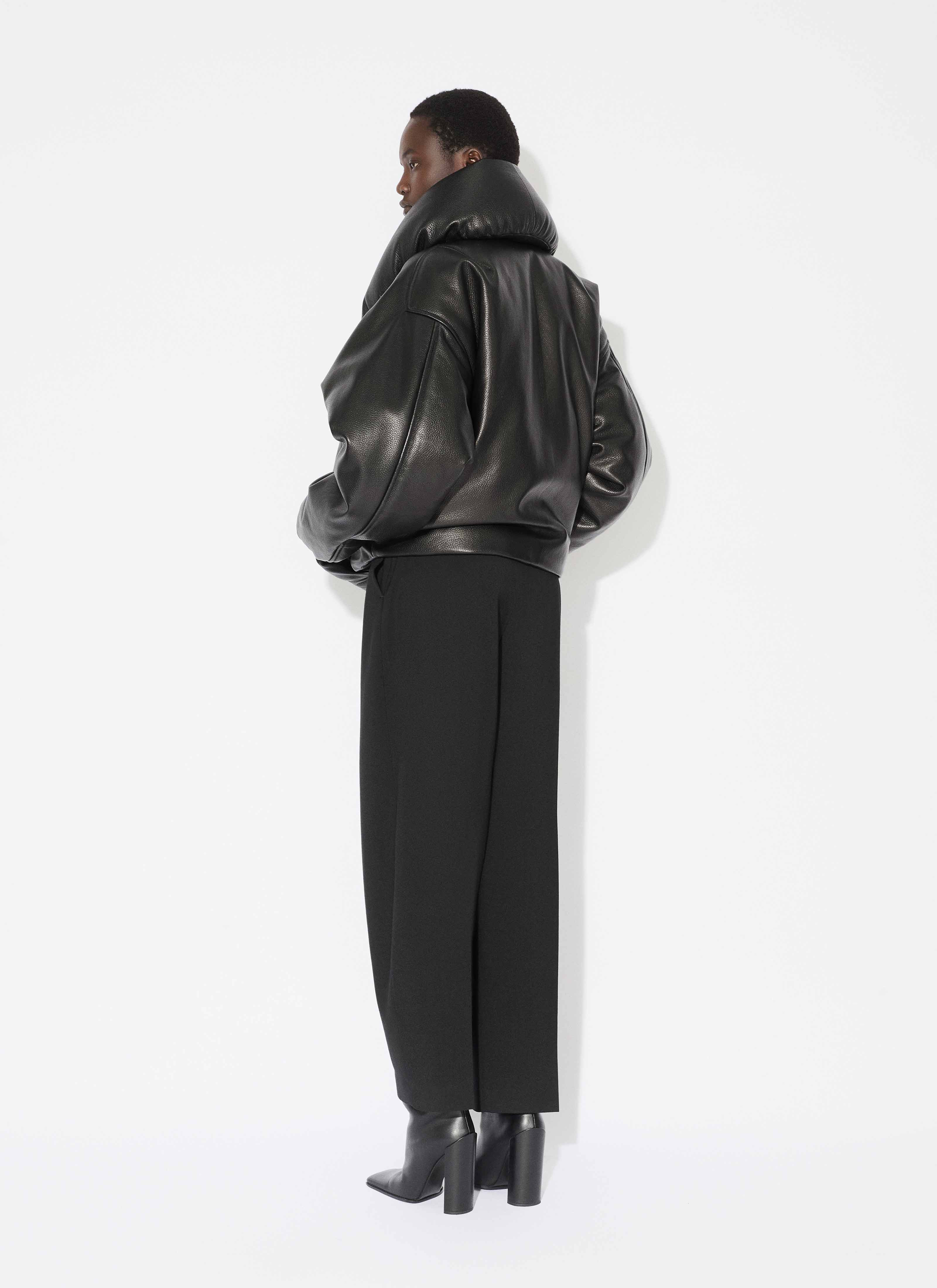 LAMBSKIN PADDED BOMBER - 3