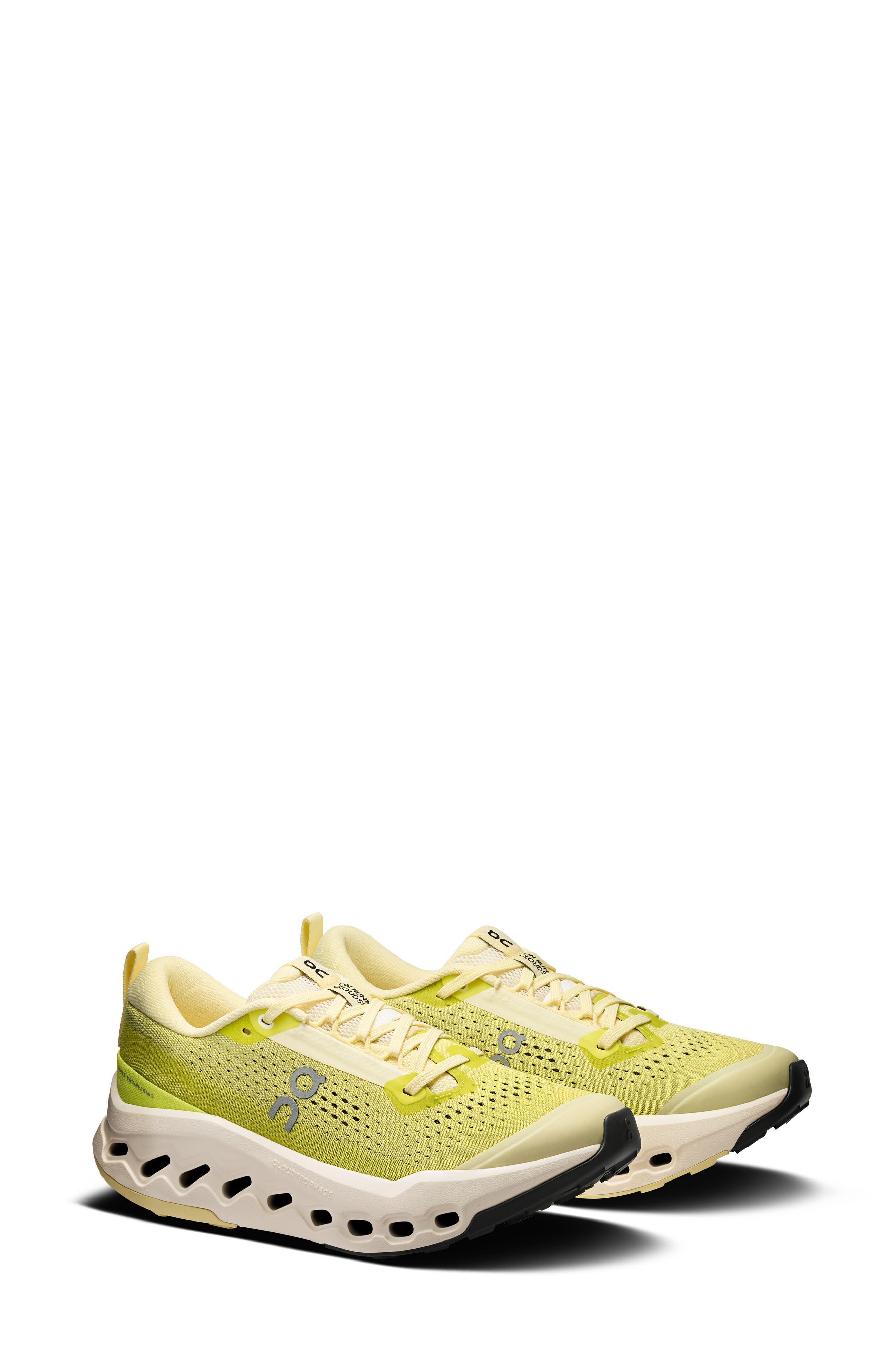 On Cloudsurfer Trail 2 Trail Running Shoe in Ivory/Lime at Nordstrom - 1