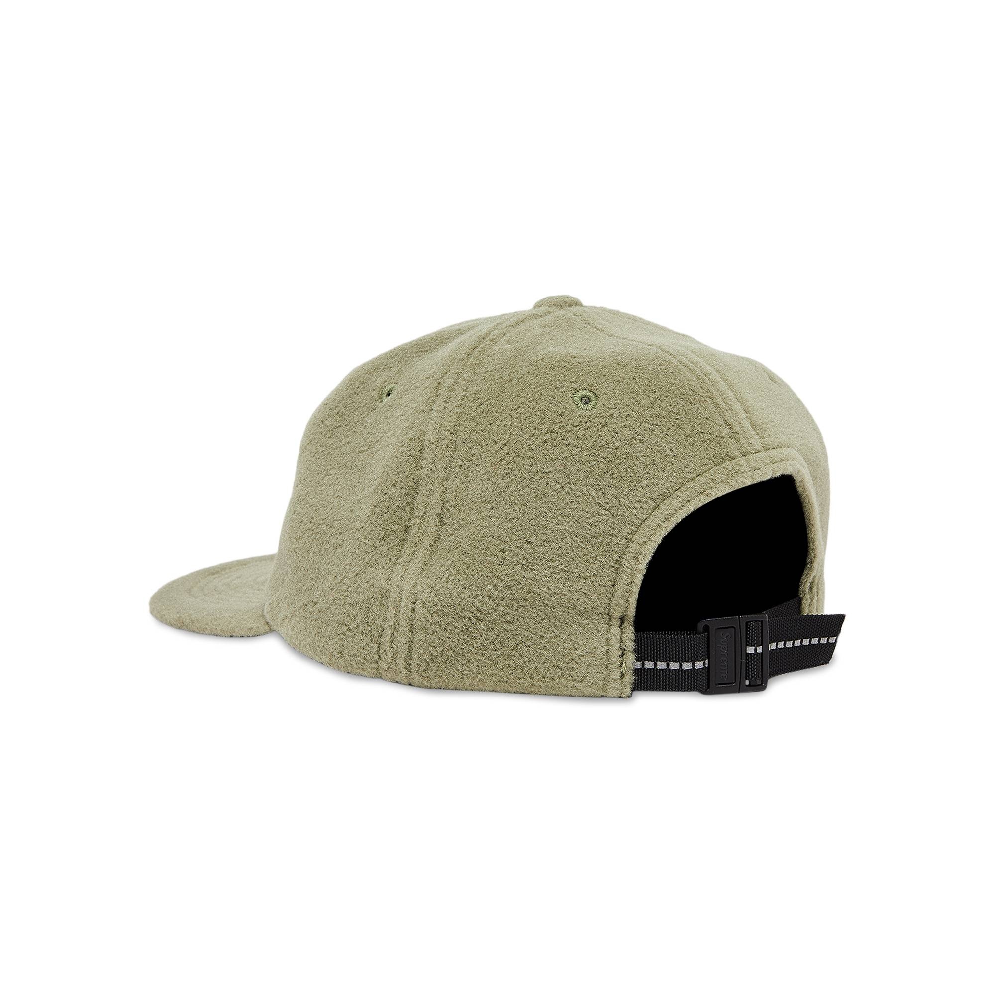 Supreme Supreme Polartec Small Box 6-Panel 'Olive' | REVERSIBLE