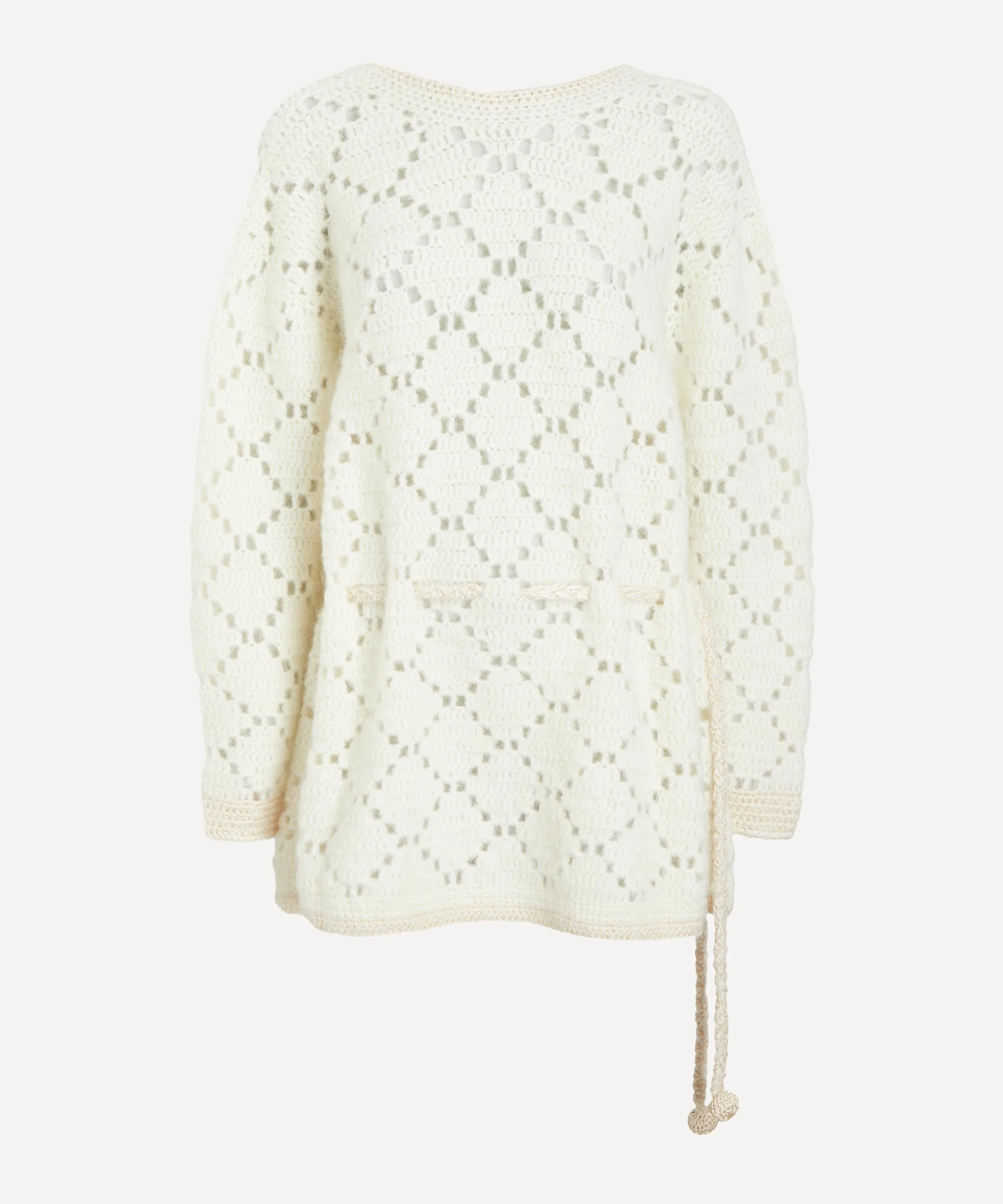 Merida Wool-Mohair Crochet Dress - 1